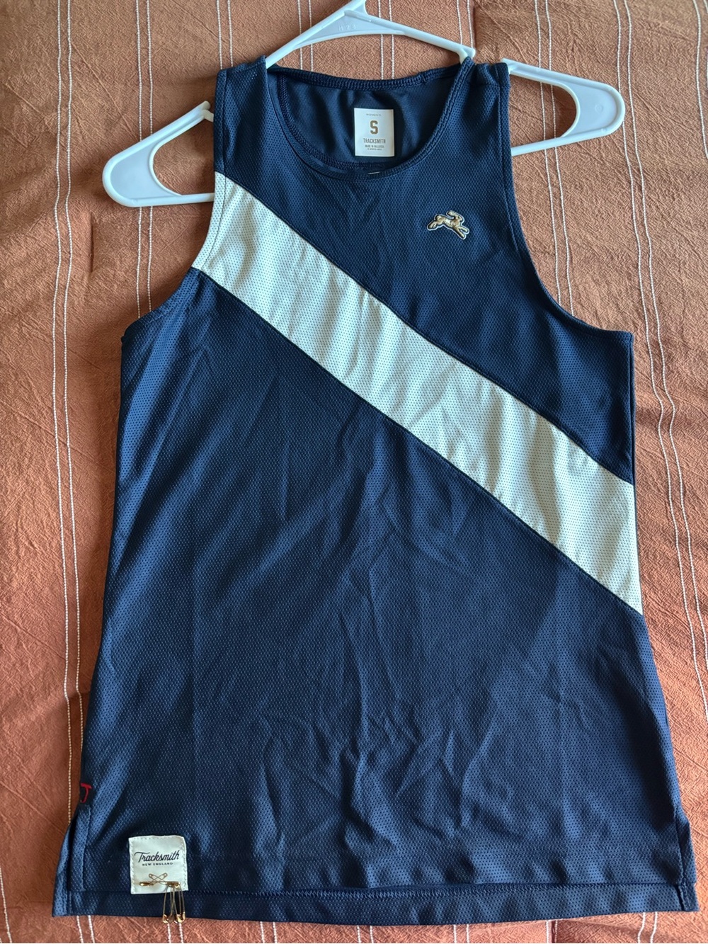 Tracksmith Women’s Navy Blue Singlet